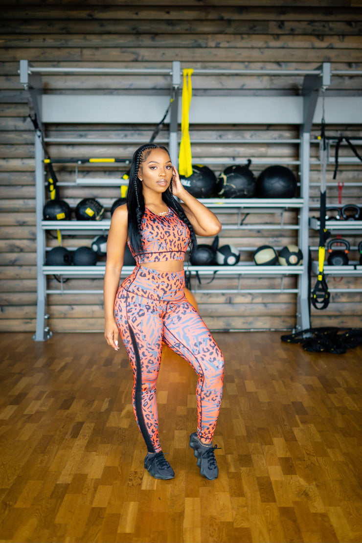 Cheetah Print Activewear set